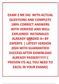  EXAM 2 NR 545  WITH ACTUAL  QUESTIONS AND COMPLETE 100% CORRECT ANSWERS WITH VERIFIED AND WELL EXPLAINED  RATIONALES   ALREADY GRADED A+ BY EXPERTS  | LATEST VERSION 2024 WITH GUARANTEED SUCCESS AFTER DOWNLOAD  ALREADY PASSED!!!!!!! ( PROVEN ITS ALL YOU 