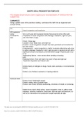 NR 511 WEEK 2 SNAPPS ORAL PRESENTATION TEMPLATE