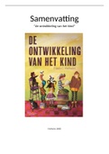 Samenvatting 'de ontwikkeling van het kind' 