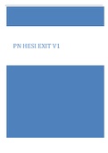 HESI PN EXIT EXAM V1