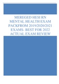 HESI RN MENTAL HEALTH EXAM PACK (1)