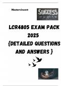 LCR4805 EXAM PACK 2024/2025  {QUESTIONS AND ANSWERS }