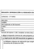 2do parcial de Biología Celular A 2022 sin respuestas