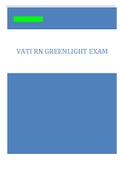 VATI RN GREENLIGHT EXAM