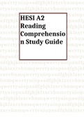 HESI A2 Full Reading Comprehension Guide Verified By expert Answers