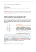 Samenvatting hoofdstuk 1&2 Moderne Wiskunde VMBO TL LEERJAAR 3