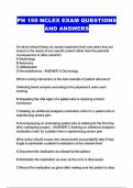 PN 150 NCLEX EXAM QUESTIONS AND ANSWERS 2025-2026