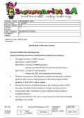 Grade 12 Business Studies (BS) November Test Paper 2 and Memo - 2024