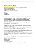 Fire Investigator - Part 2 Q&A 2022/2023//Fire Investigator Questions And Answers 2022/2023//Fire Investigator - master for TCFP test Q&A 2022/2023//Fire Investigator Glossary A through C Q&A 2022/2023