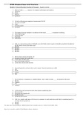 FIN300 - Principles of Finance for the Private Sector Module 2: Financial Statement Analysis for Managers - Mastery Exercise