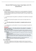 NCLEX-RN Practice Quiz Test Bank #3 (75 Questions