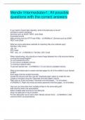 Mendix Intermediatev1; All possible  questions with the correct answers If you need to import data regularly, what is the best way to do so? Configure custom interfaces Services such as SOAP, REST, and oData Automated emails Web services such as HTTP and 