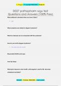 D027 pathopharm wgu test Questions and Answers (100% Pass)