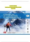 SOLUTION MANUAL For Financial Accounting Fundamentals, 8th Edition By John Wild, Verified Chapters 1 - 13, Complete Newest Version