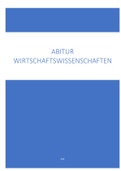 Abitur Zusammenfassung Wirtschaftswissenschaften