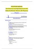 Solution Manual for Data Structures and Algorithms in Java 6th edition by Michael T. Goodrich