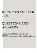 IOP2607 Exam pack 2024(Workgroup Dynamics and Diversity)