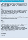 SYSTEM ADMINISTRATION AND IT INFRASTRUCTURE SERVICES  WEEK 2 NETWORK AND INFRASTRUCTURE SERVICES VERIFIED SOLUTION GRADED A+