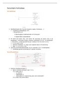 Samenvatting stappen secundaire hemostase