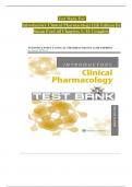 Test Bank For  Introductory Clinical Pharmacology 12th Edition By Susan Ford all Chapters 1- 54 Complete, ISBN: 9781975163730