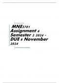 MNE3701 Assignment 6 Semester 2 2024 - DUE 8 November 2024