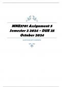 MNE3701 Assignment 5 Semester 2 2024 - DUE 25 October 2024