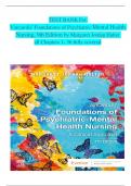 TEST BANK For  Varcarolis' Foundations of Psychiatric-Mental Health Nursing, 9th Edition by Margaret Jordan Halter  all Chapters 1- 36 fully covered, ISBN: 9780323697071