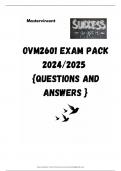 OVM2601 EXAM PACK 2024/2025  {QUESTIONS AND ANSWERS }