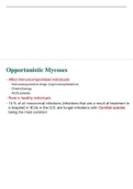 Opportunistic mycoses