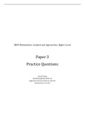 MAA-HL_paper3-practice_26-practice-questions EXTD 123IBDP Mathematics: Analysis and Approaches, Higher Level Paper 3 Practice Questions|ALL ANSWERS CORRECT