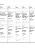 5 day study plan