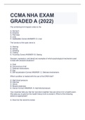 CCMA NHA EXAM GRADED A (2022/2023)