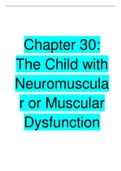 Chapter 30:  The Child with  Neuromuscula r or Muscular  Dysfunction  Hockenberry:  Wong's  Essentials of  Pediatric  Nursing, 10th  Edition