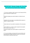 *IMPORTANT* Wong s Chapter 26: The Child with Genitourinary Dysfunction 42Qw/exp,,HESI PN Obstetrics/Maternity Practice Exam, Pediatrics HESI PN Review, Hesi Peds, PN HESI Peds, Peds & Maternity HESI, HESI Maternity/Pediatric Remediation,,