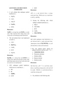 Hydrolysis Question and Discussion