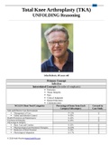 NURS 214 STUDENT-TKA-UNFOLDING_Reasoning-Template. Total Knee Arthroplasty (TKA) Primary Concept Infection Interrelated Concepts (In order of emphasis) • Perfusion • Tissue Integrity • Pain • Clinical Judgment • Patient Education • Communication NCLEX Cli