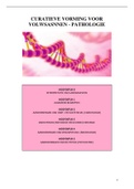 CURATIEVE VORMGEVING (pathologie, jaar 2, sem 1)