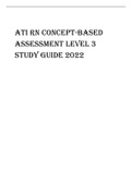 ATI RN CONCEPT-BASED  ASSESSMENT LEVEL 3  STUDY GUIDE 2022