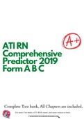 ATI RN Comprehensive Predictor 2019 Form A B C