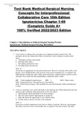 Test Bank Medical-Surgical Nursing Concepts for Interprofessional Collaborative Care 10th Edition Ignatavicius Chapter 1-69