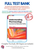 Test Bank For Understanding Pharmacology: Essentials for Medication Safety 2nd Edition by M.Linda Workman; Linda LaCharity 9781455739769 Chapter 1-32 Complete Guide.