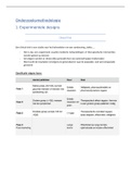 Onderzoeksmethodologie en statistiek 2; samenvatting onderzoeksmethodologie (Dedeyn)