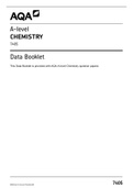 A-level CHEMISTRY 7405 