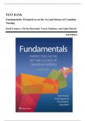 Test Bank - Fundamentals: Perspectives on the Art and Science of Canadian Nursing, 2nd Edition (Gregory, 2020), Chapter 1-42 | All Chapters