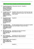 CMN 577 Unit 1 Exam: Hepatitis and HIV Questions And Answers 