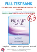 Test Bank for Primary Care: A Collaborative Practice 5th Edition By Terry Mahan Buttaro & JoAnn Trybulski & Patricia Polgar-Bailey & Joanne Sandberg-Cook Chapter 1-250 Complete Guide A+