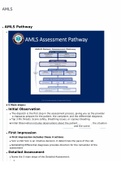 AMLS (Advanced Medical Life Support) AMLS Pretest questions and answers (all correct) 2021/2022.