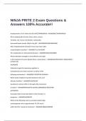  NINJA PRITE 2 Exam Questions & Answers 100% Accurate!!