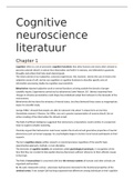 Samenvatting cognitive neuroscience deeltentamen 1