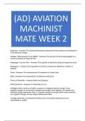 (AD) AVIATION MACHINIST MATE WEEK 2